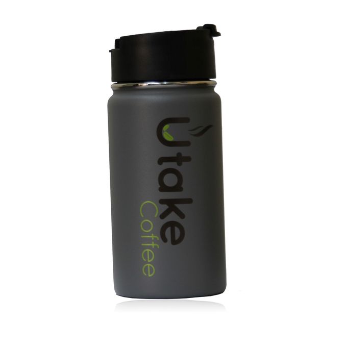 Thermal Travel MUG / Flask Grey Utake Coffee