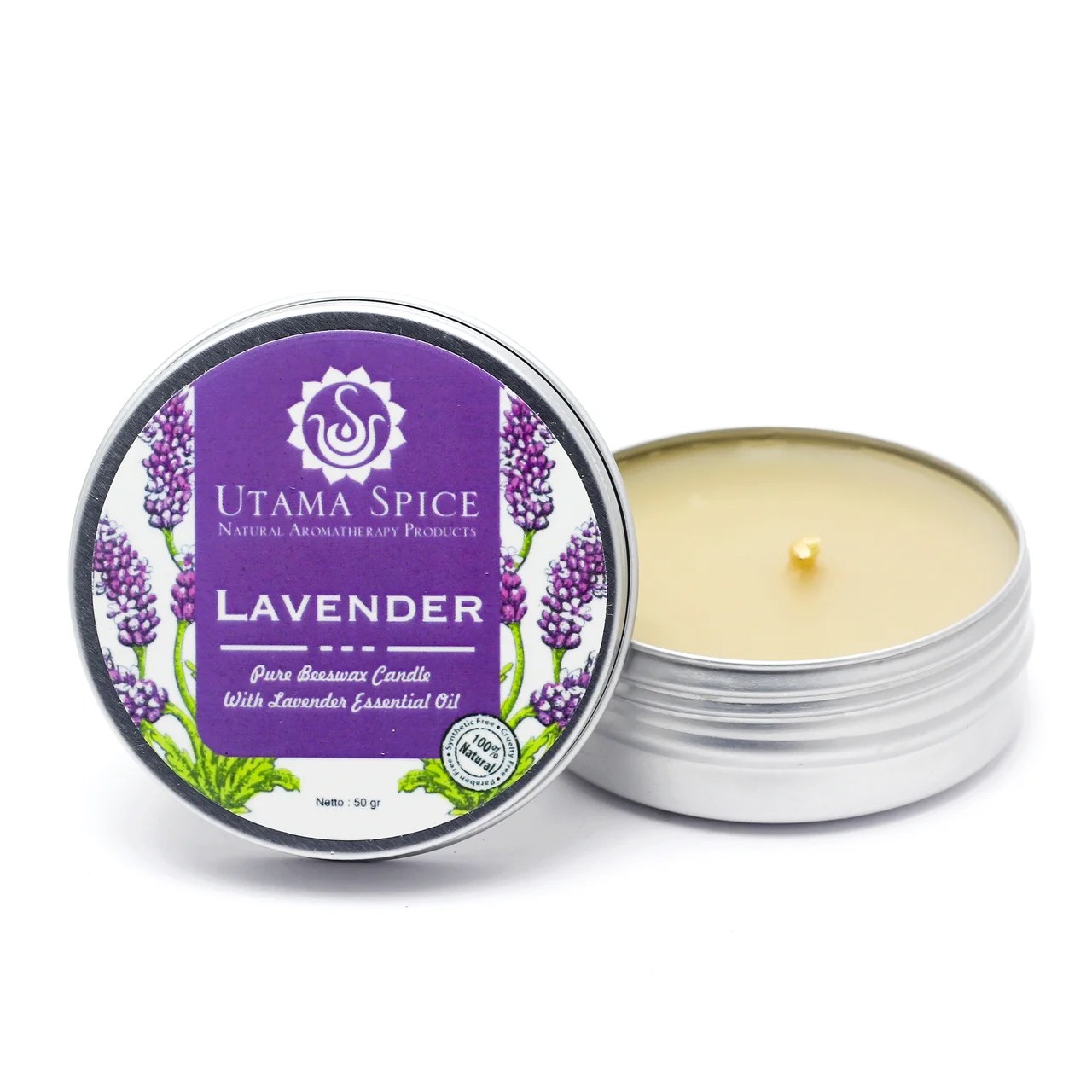 Lavender Candle Utama Spice
