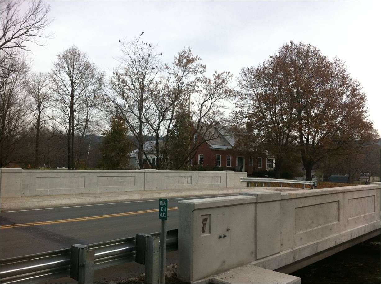 2011 Chester VT 103 Bridge 8 ABC Project and Research Databases