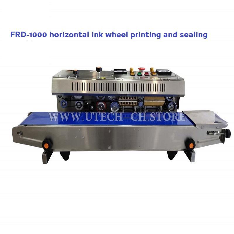 FRD 1000 horizontal ink wheel printing and sealing machine
