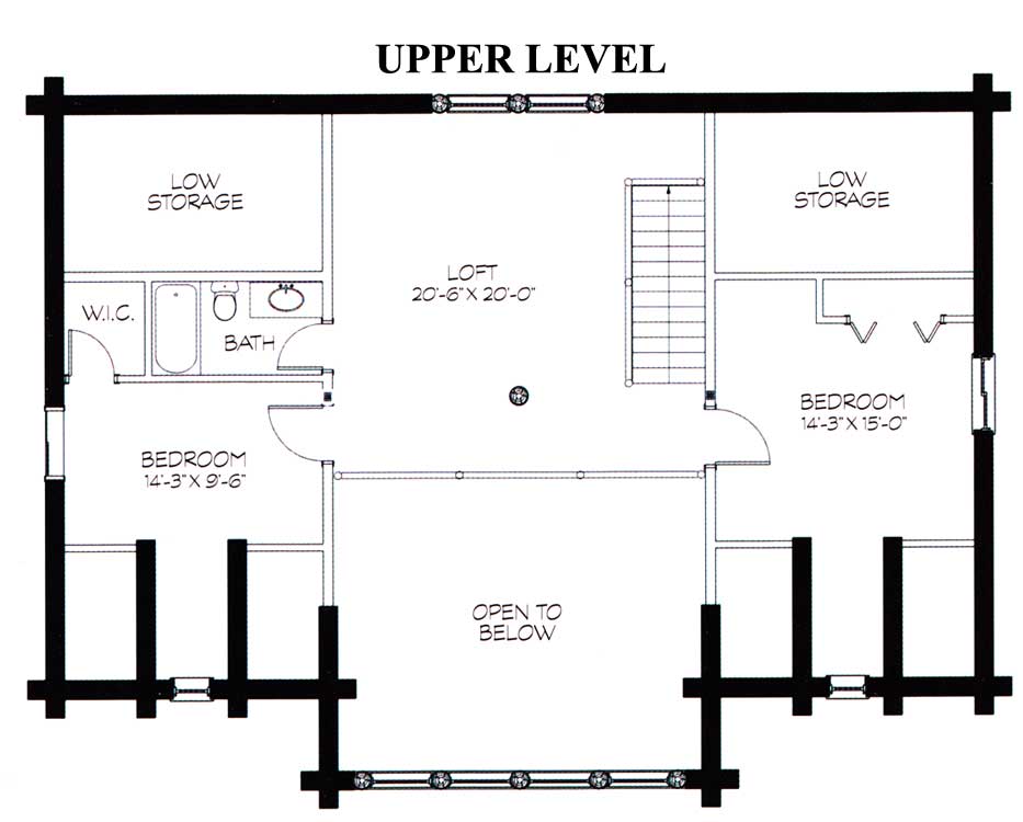 Frontier Log Home Package in Pagosa Springs, CO Archuleta County