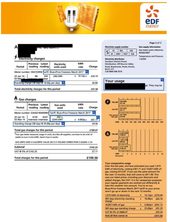 Utility Discount Gas & Electricity Discount