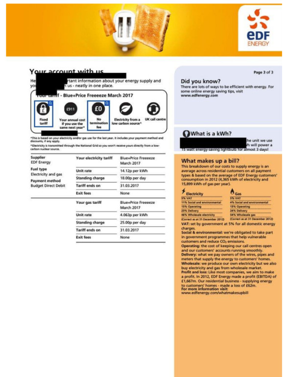 Utility Discount Gas & Electricity Discount
