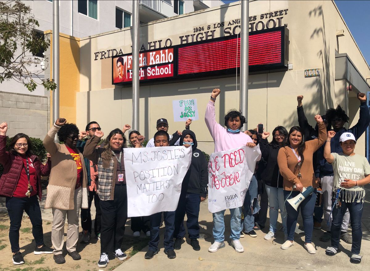 Educators at Frida Kahlo High School Take a Stand UTLA