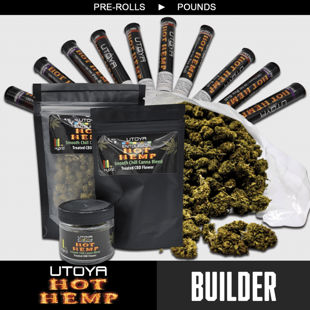 LIMITED Hemp Flower Supercharged Bulk Flower Packs Utoya Organics