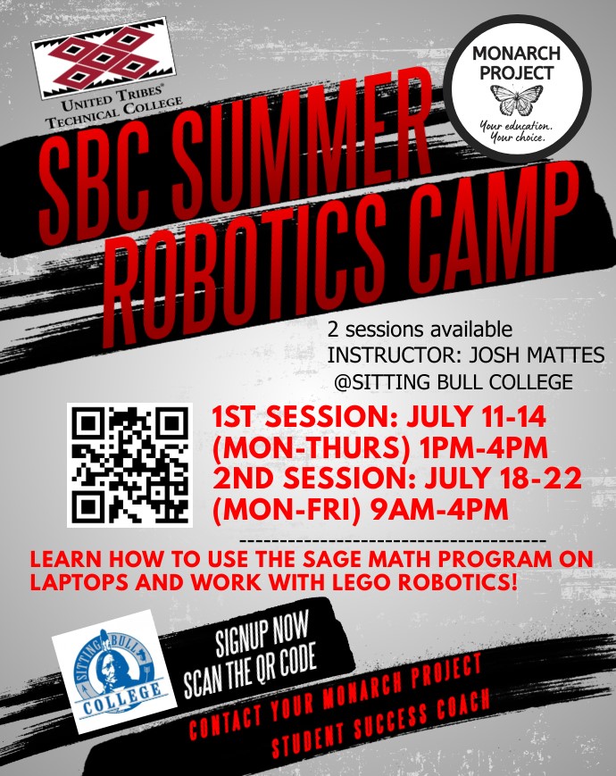 Robotics Camp Sitting Bull College United Tribes Technical College
