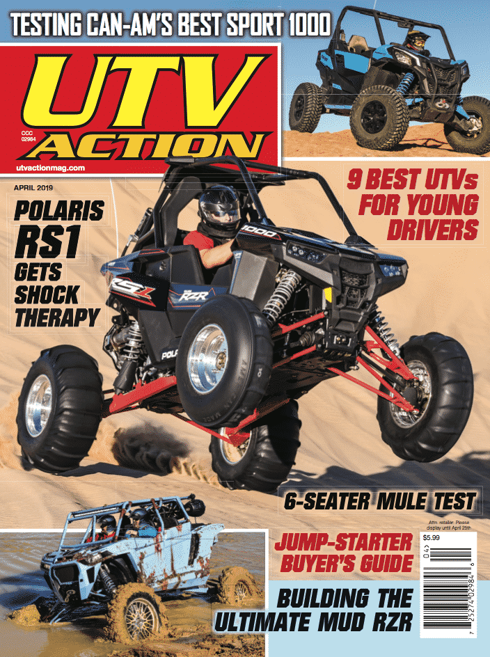 THE NEW APRIL ISSUE IS HERE! UTV Action Magazine