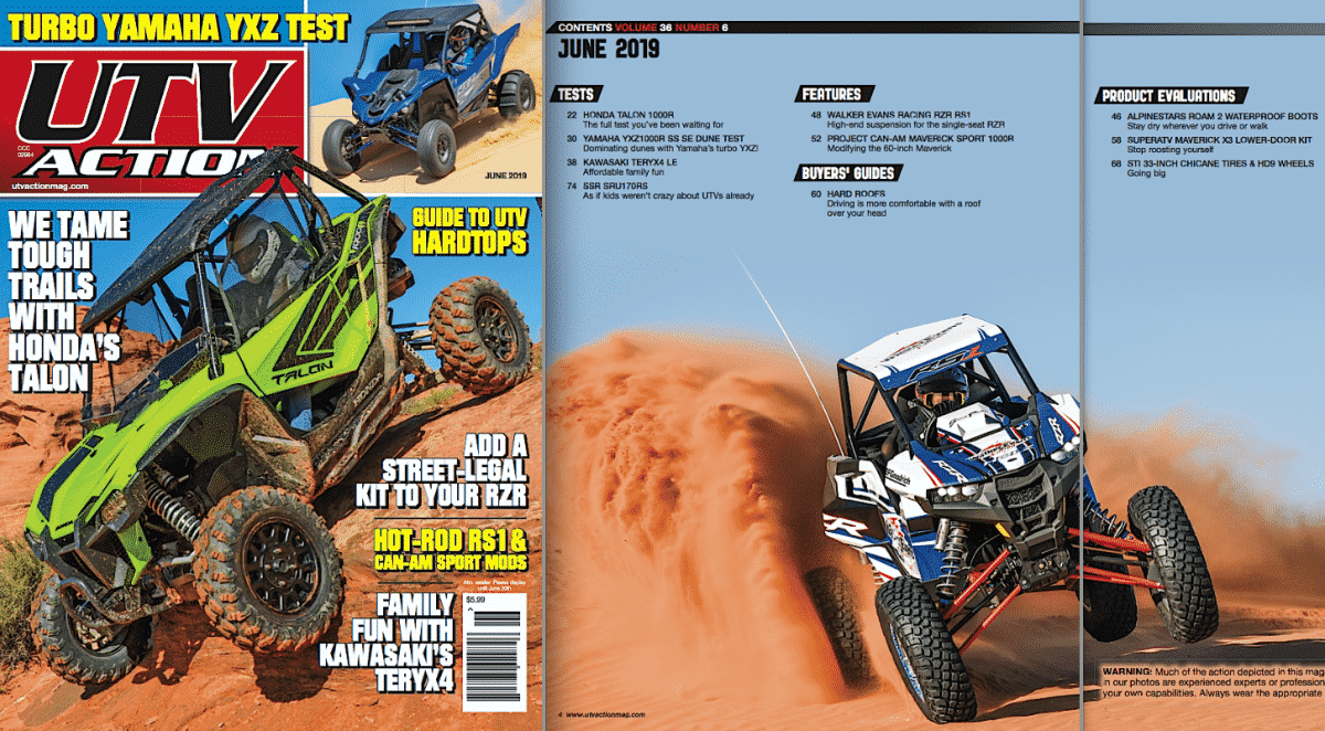 THE NEW JUNE ISSUE IS HERE! UTV Action Magazine