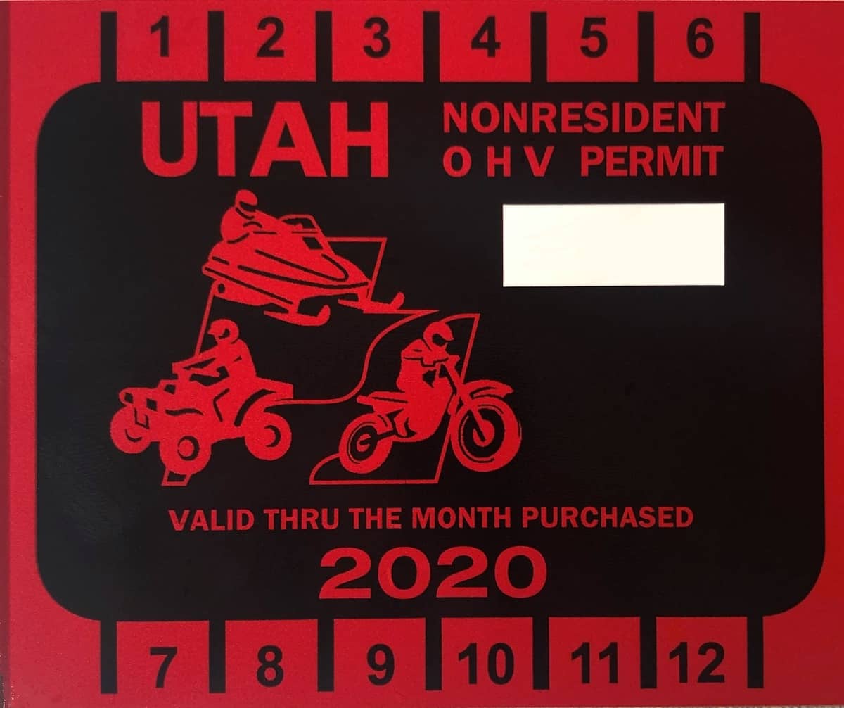 NEW 30 FEE TO RIDE IN UTAH IF YOU’RE FROM ANOTHER STATE UTV Action