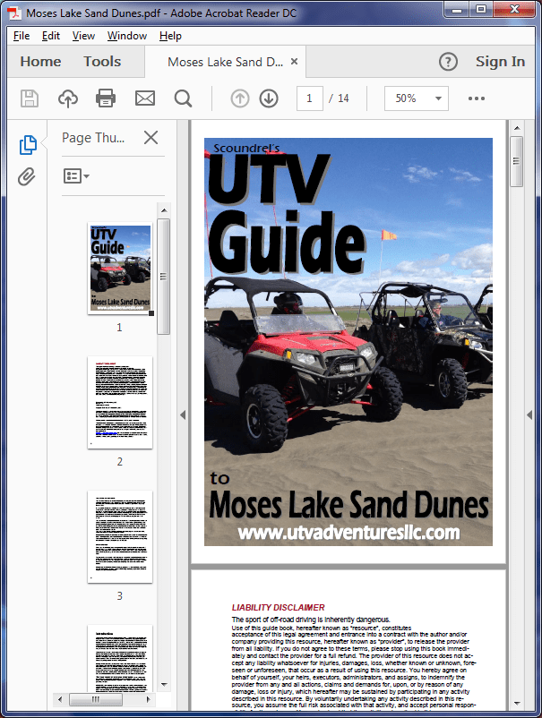 Moses Lake Product Photo UTV Adventures LLC