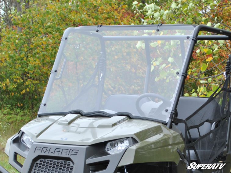 SUPER ATV FULL WINDSHIELD SCRATCH RESISTANT POLARIS RANGER MIDSIZE