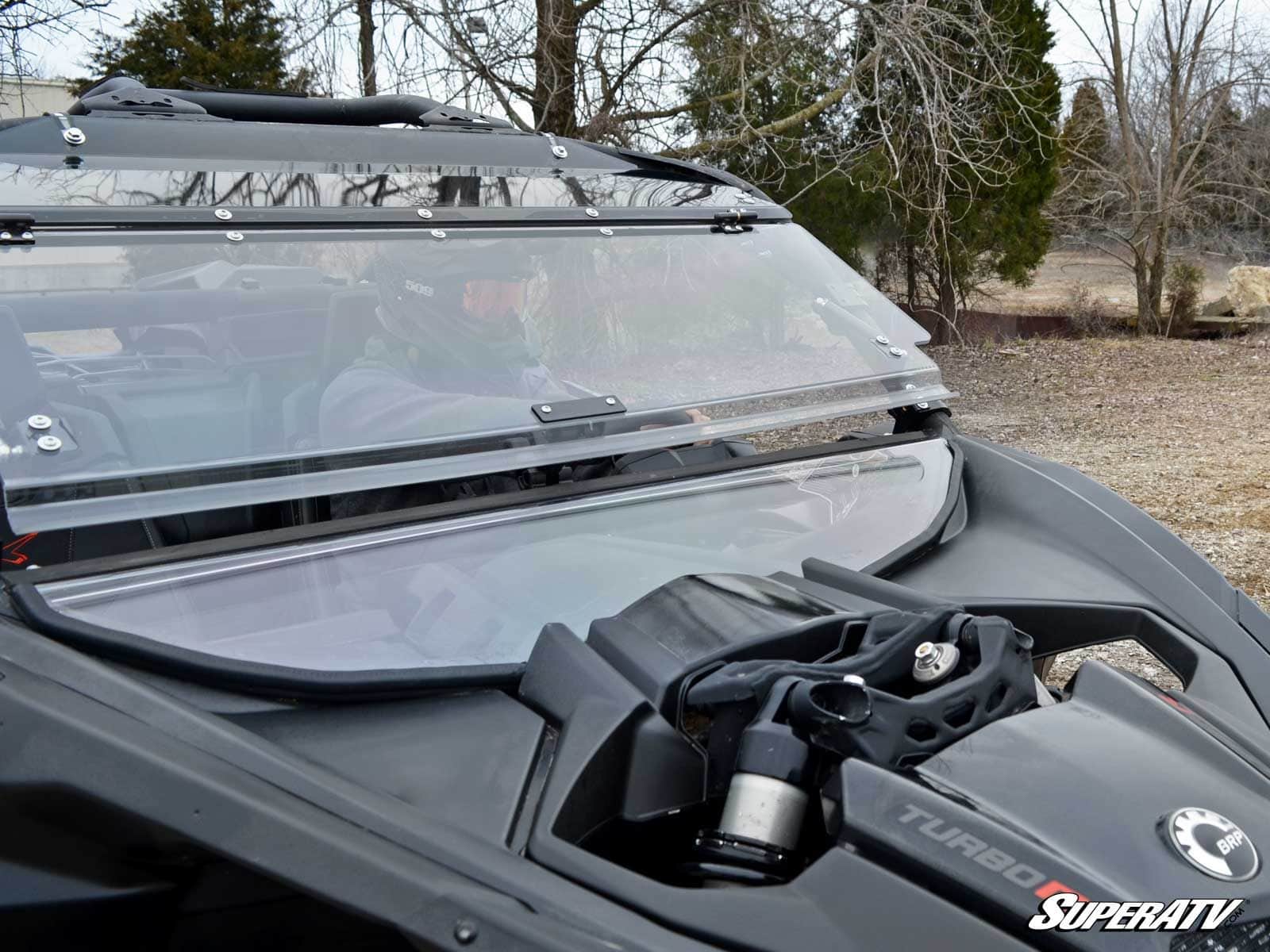 SUPER ATV FLIP WINDSHIELD SCRATCH RESISTANT MAVERICK X3
