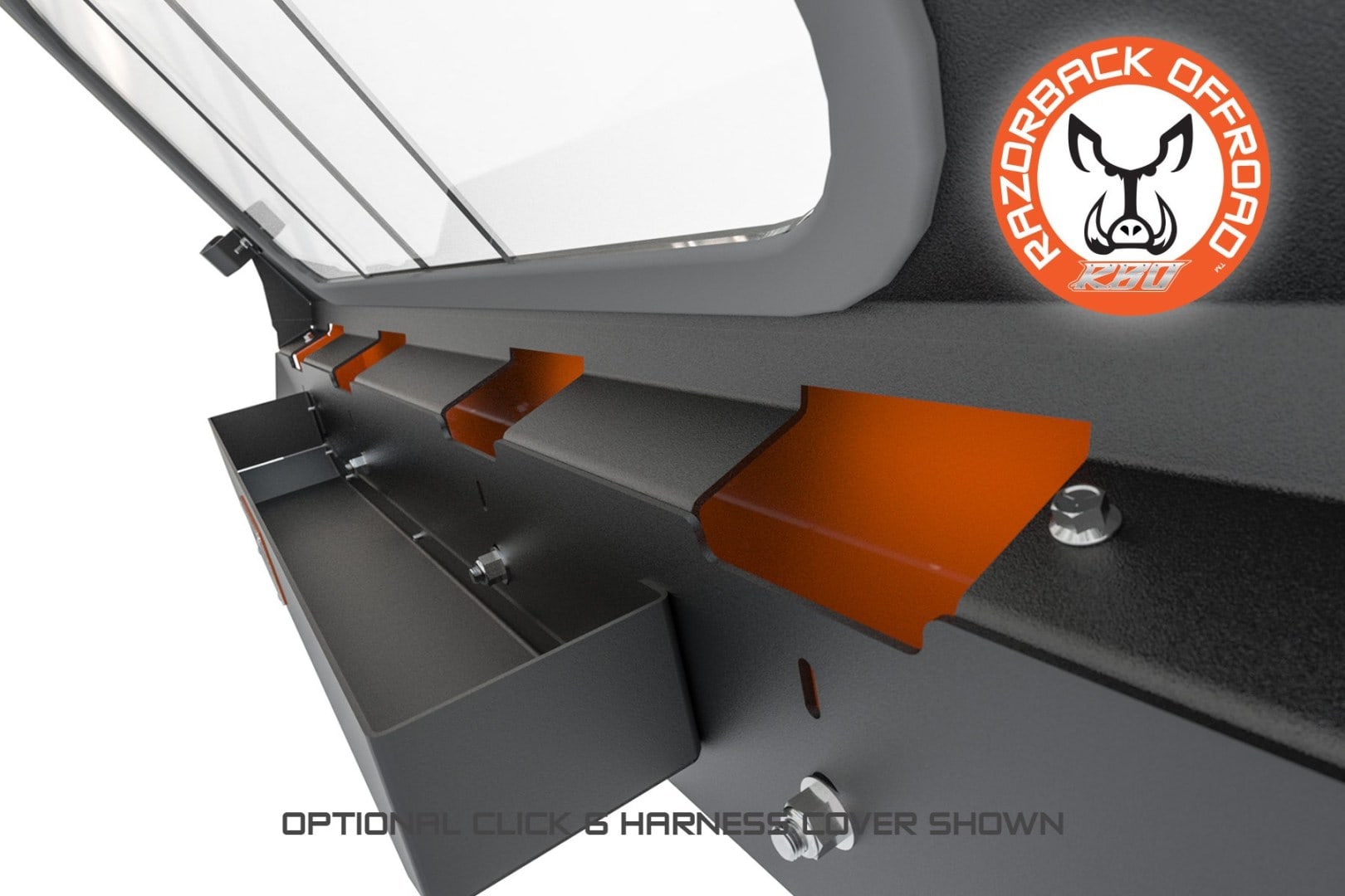 RAZORBACK OFFROAD RETRACTABLE HARNESS COVER POLARIS RZR XP 1000 UTV