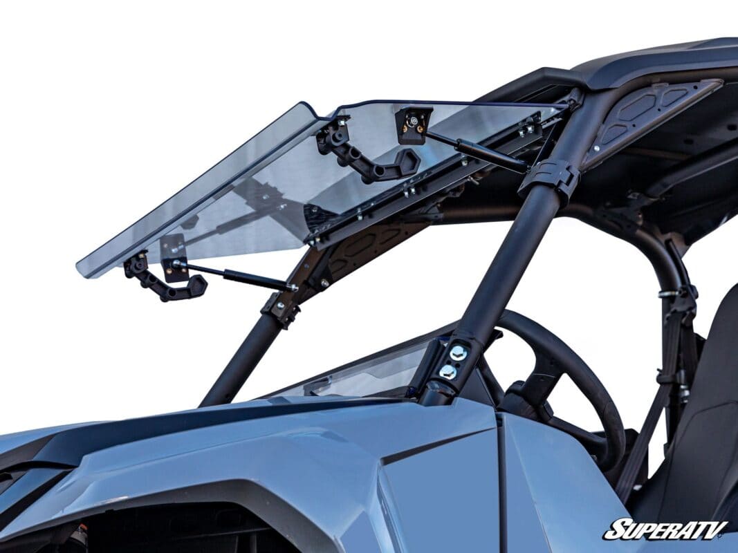 Super Atv Flip Windshield Scratch Resistant Yamaha Wolverine Rmax 2