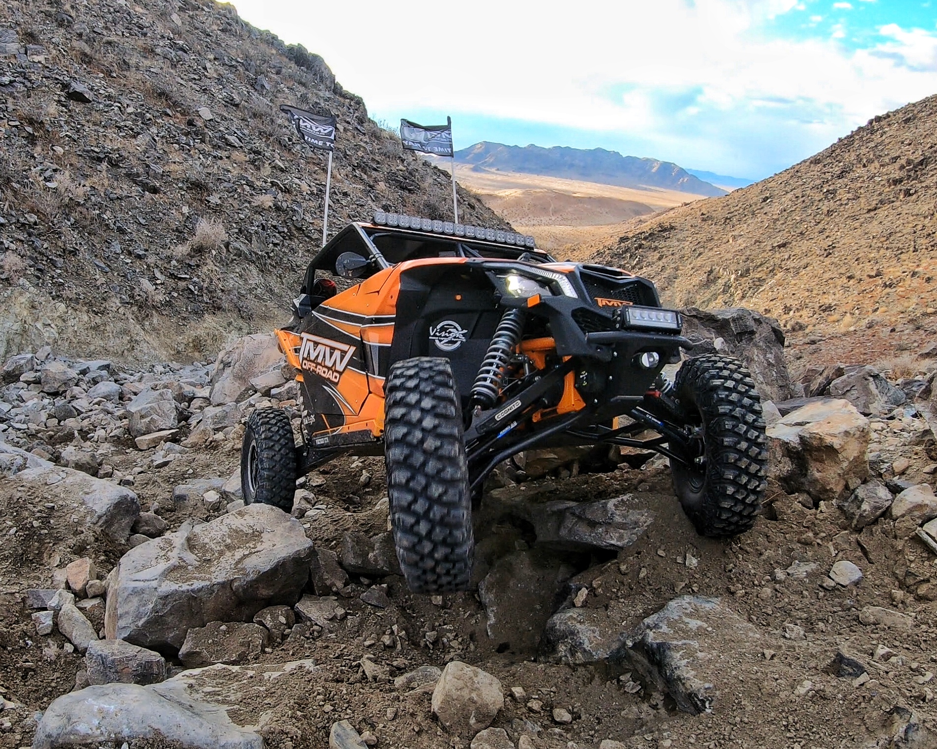 Testing the upgraded suspension on our 2020 CanAm Maverick X3 RC in