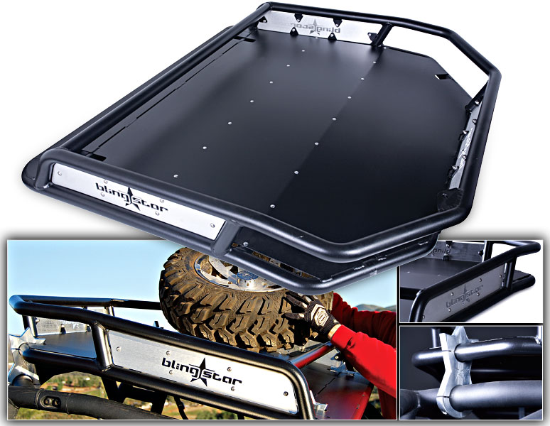 Baja Roof Rack with Full Shade Cover from Blingstar UTV Weekly UTV