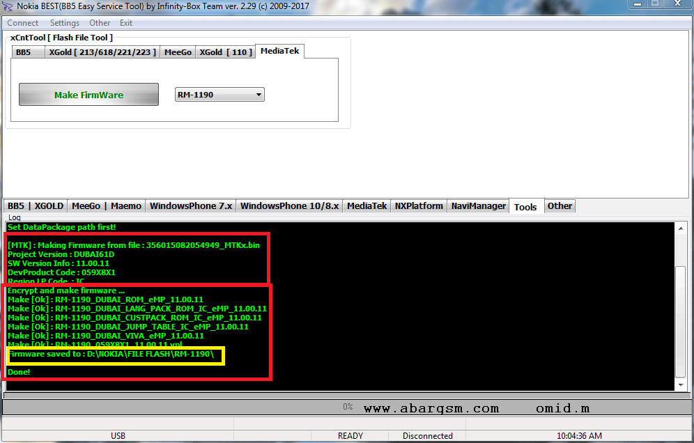Conversion method backup files from the best dongle flash file to flash