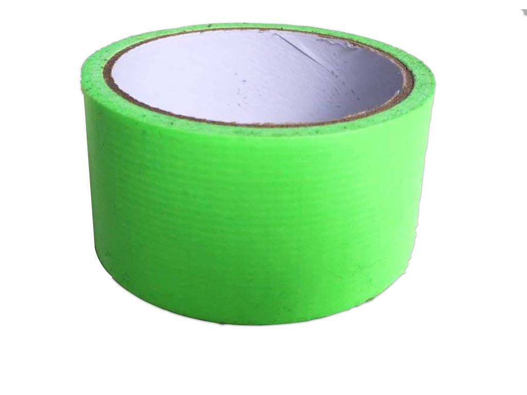 UVtape i neonfarverBredde 5 cmLængde 10 m UVmaling