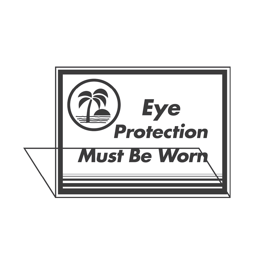 Eye Protection Sign UVALUX