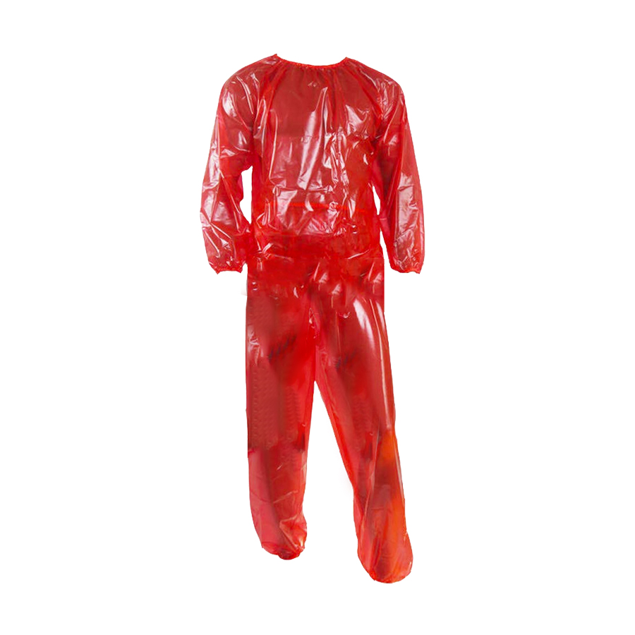 Sauna Suit Disposable Plastic Red (12) UVALUX