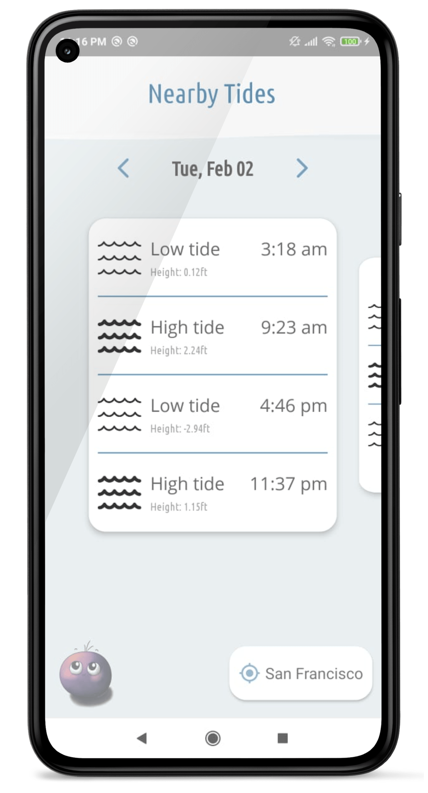Uvita Tide Chart for the current year for any location of the World Ocean