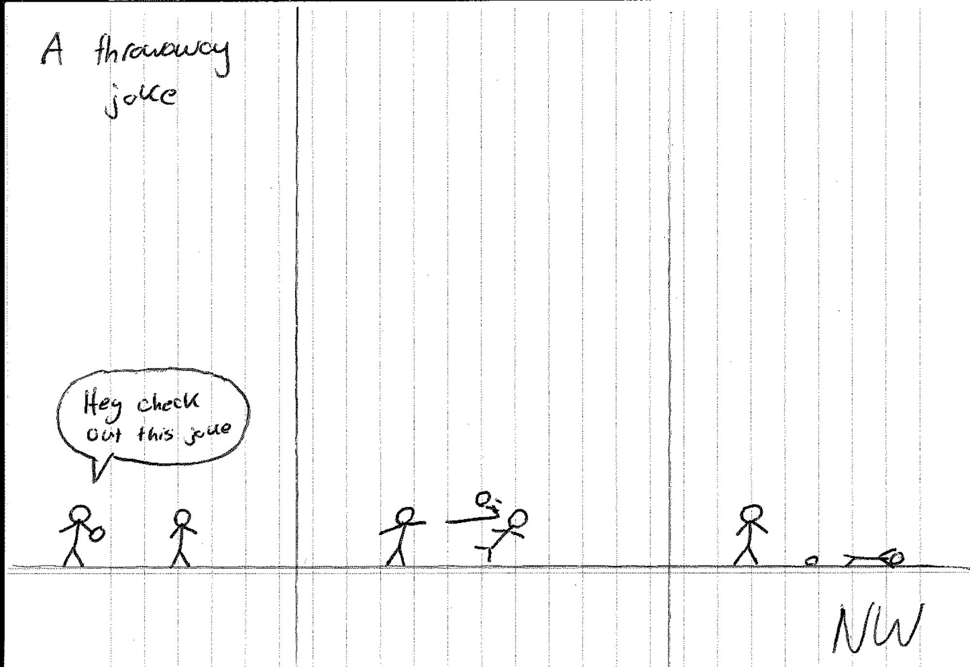 “A Throwaway Joke” Exponent