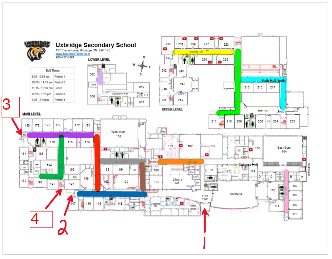 Retrieval of Student Belongings Uxbridge Secondary School