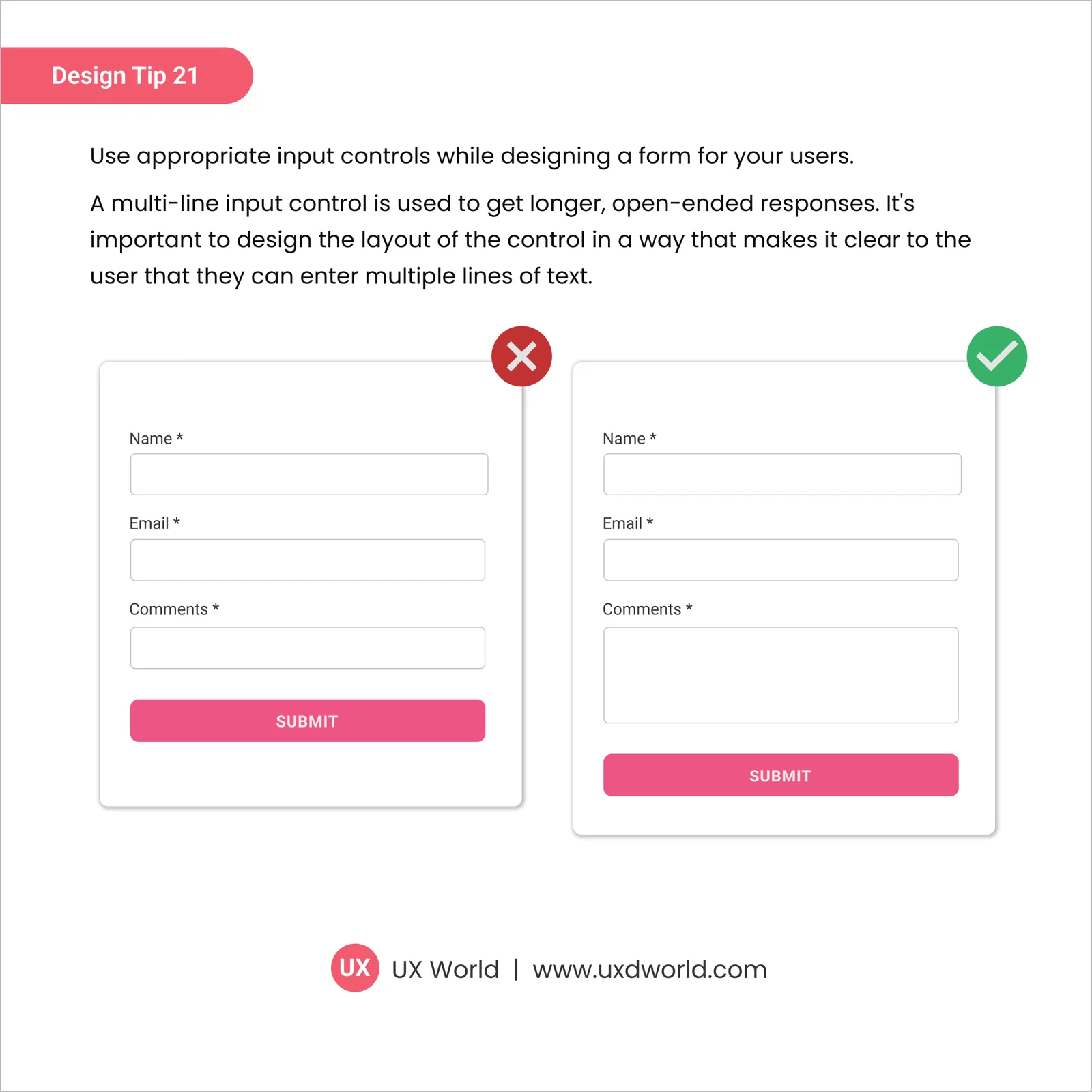 Design Tip21 Use Appropriate Form Controls in Your Design UX
