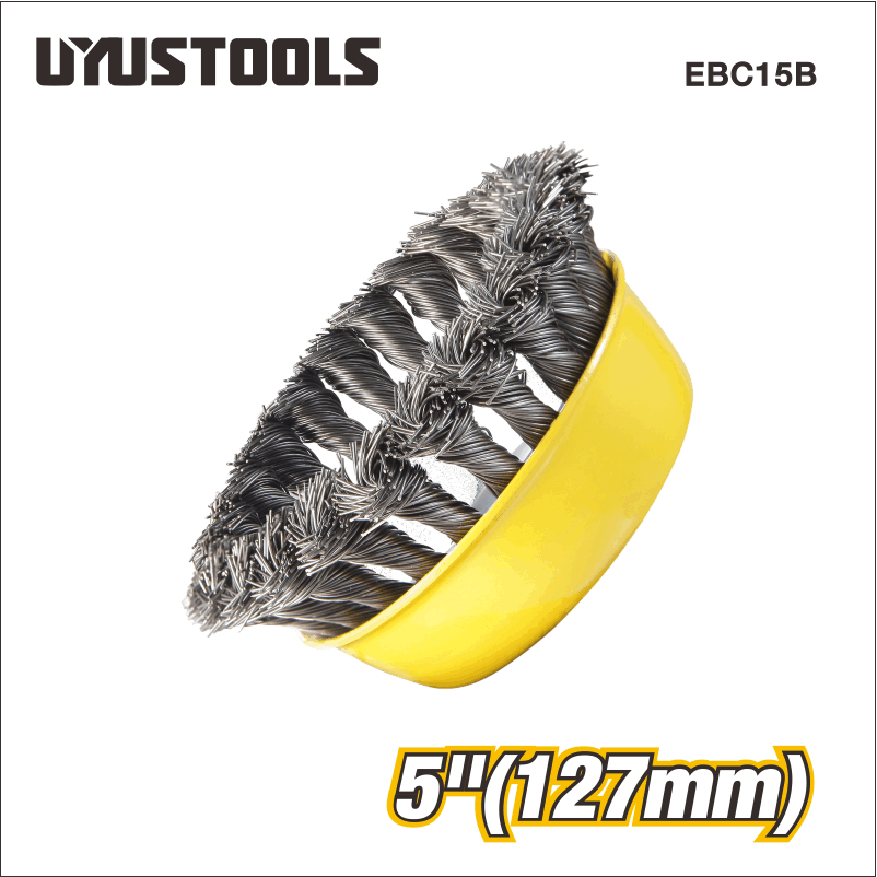 Knotted Wire Cup Brush (EBC15B) China Power Tools, Hand Tools And