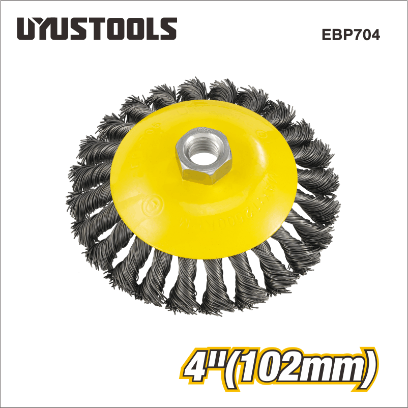 Knotted Wire Wheel Brush (EBP704) China Power Tools, Hand Tools And