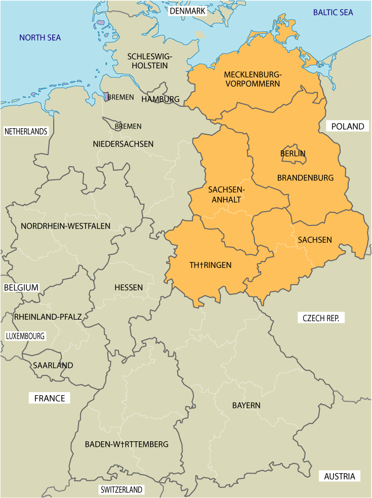 eastGermanymap עוזי טאובר