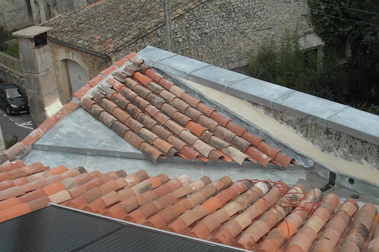 NOUE CHENEAU TOIT EN ZINC ET COUVERTINES SUR COULISSEAUX