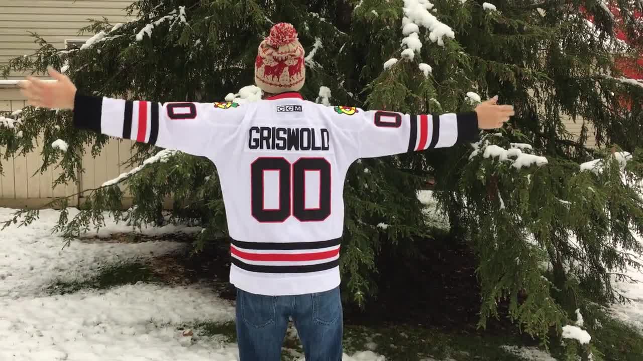 Clark Griswold Adult Costume Christmas Vacation Movie Hockey Jersey