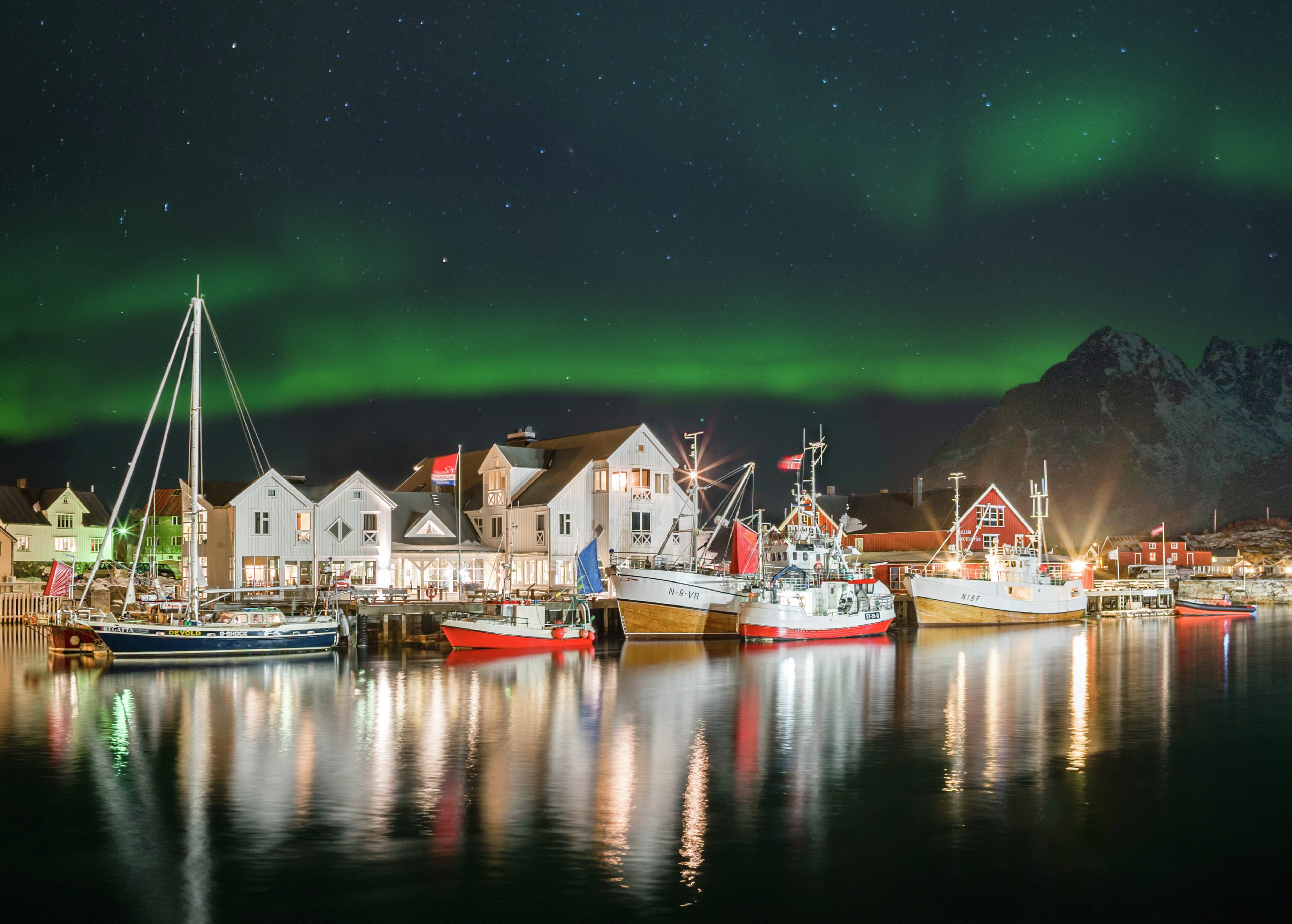 Henningsvær i Lofoten Et ikonisk fiskevær