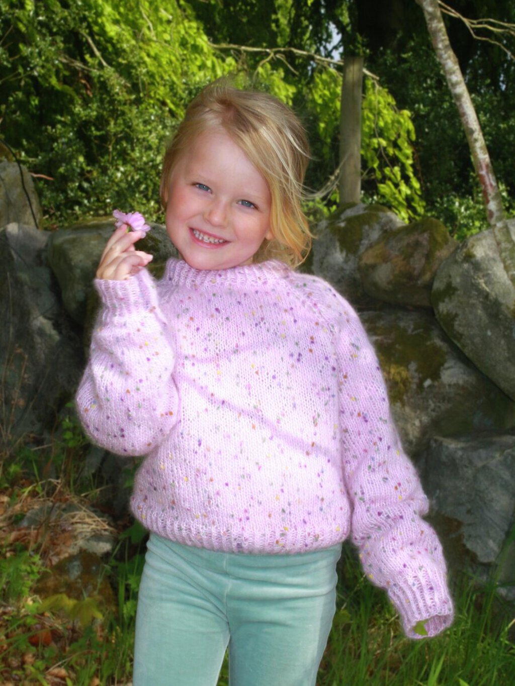 Strikkepakke DG 46907 Ultimate genser rosa