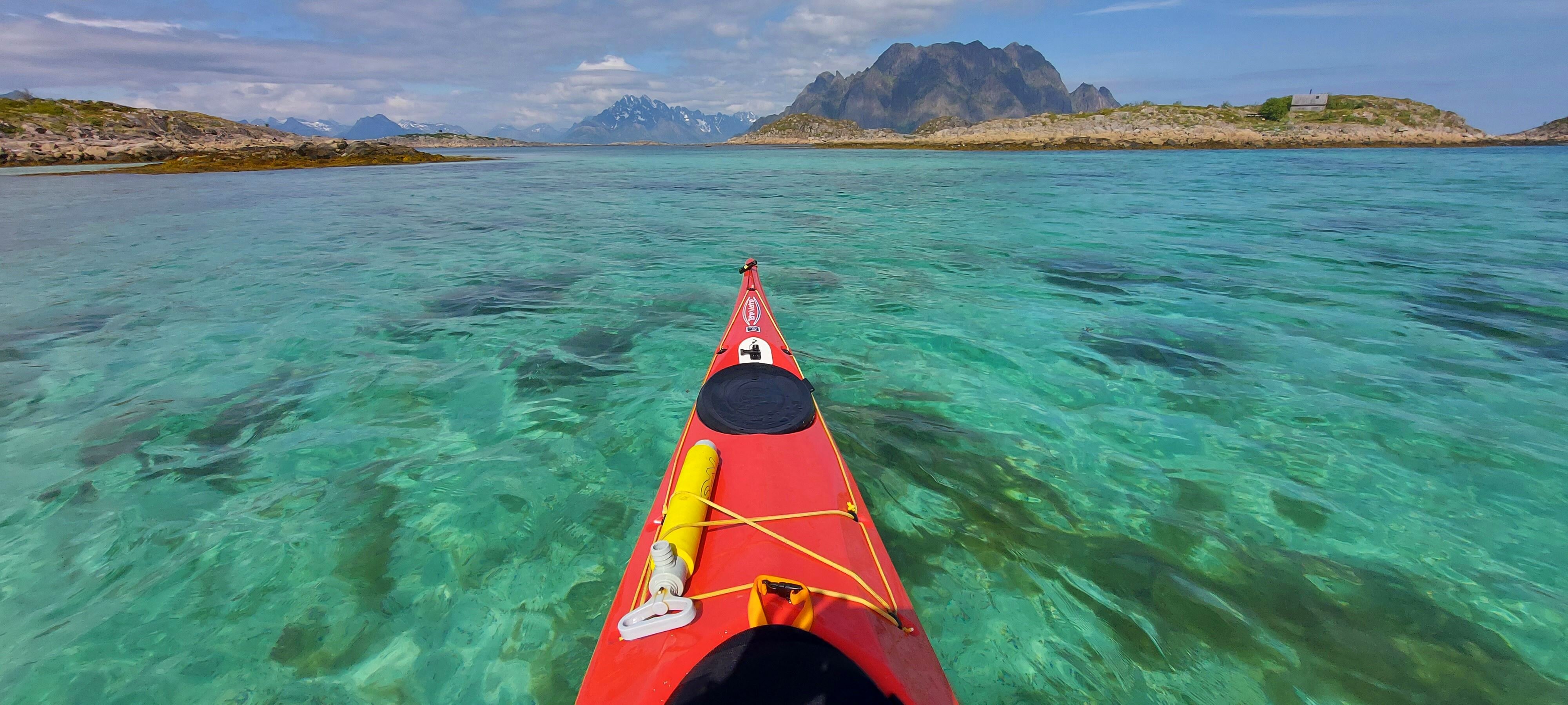 Guided kayak tours Skrova Kayak Adventures Visit Lofoten