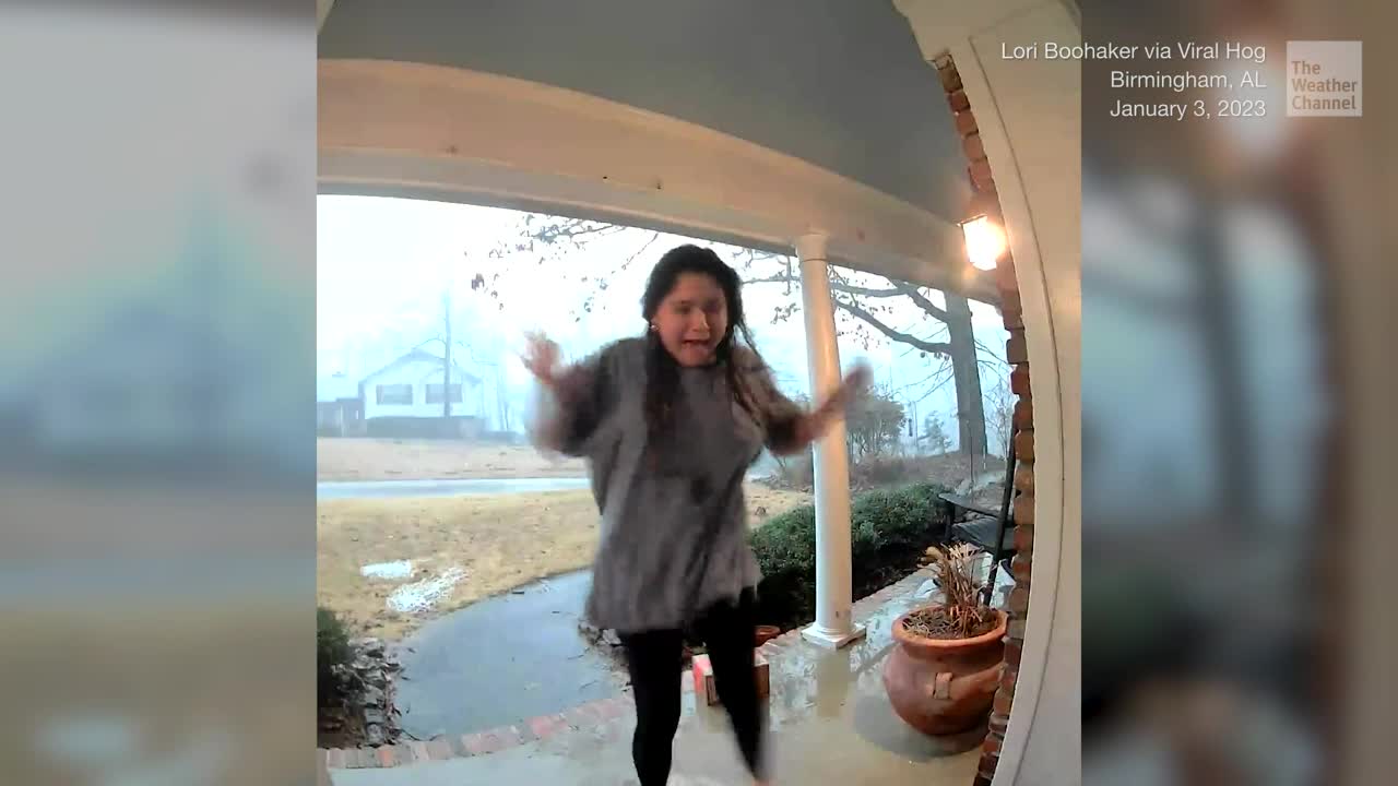 Alabama Woman Terrified By Thunder Videos from The Weather Channel