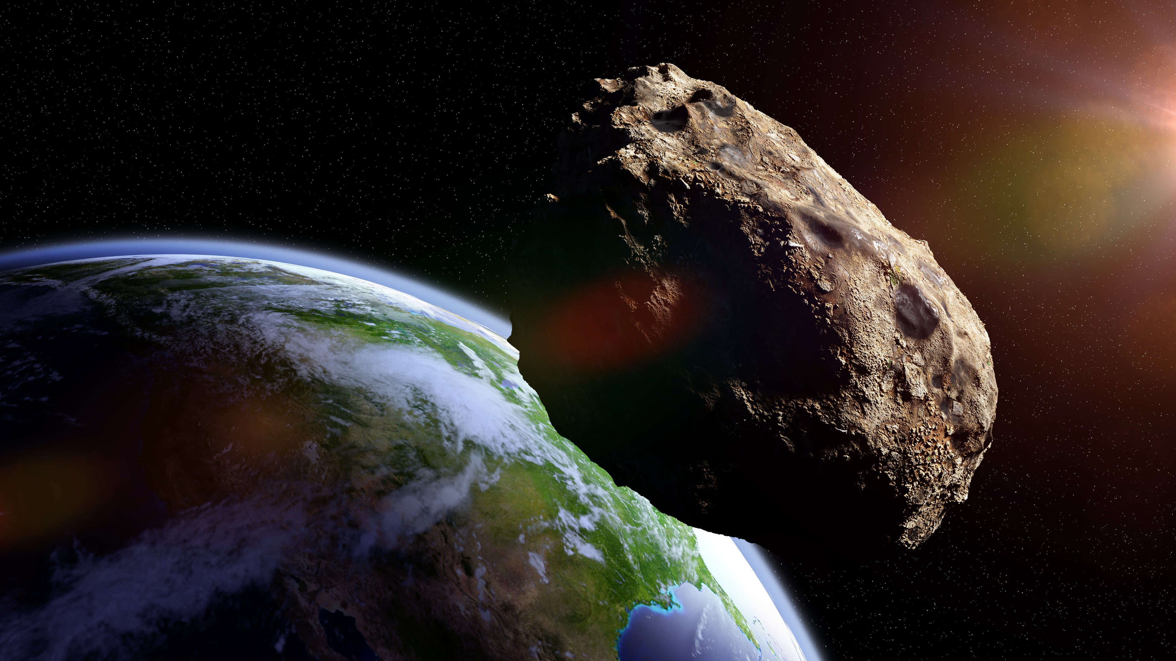 „Potentiell gefährlich“ DoppelAsteroid rast heute an der Erde vorbei