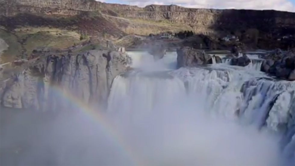 Stunning Sight Over Waterfall Videos from The Weather Channel