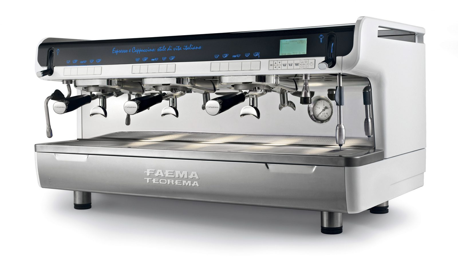 Teorema coffee machine Faema Valerio Cometti + V12 Design Studio