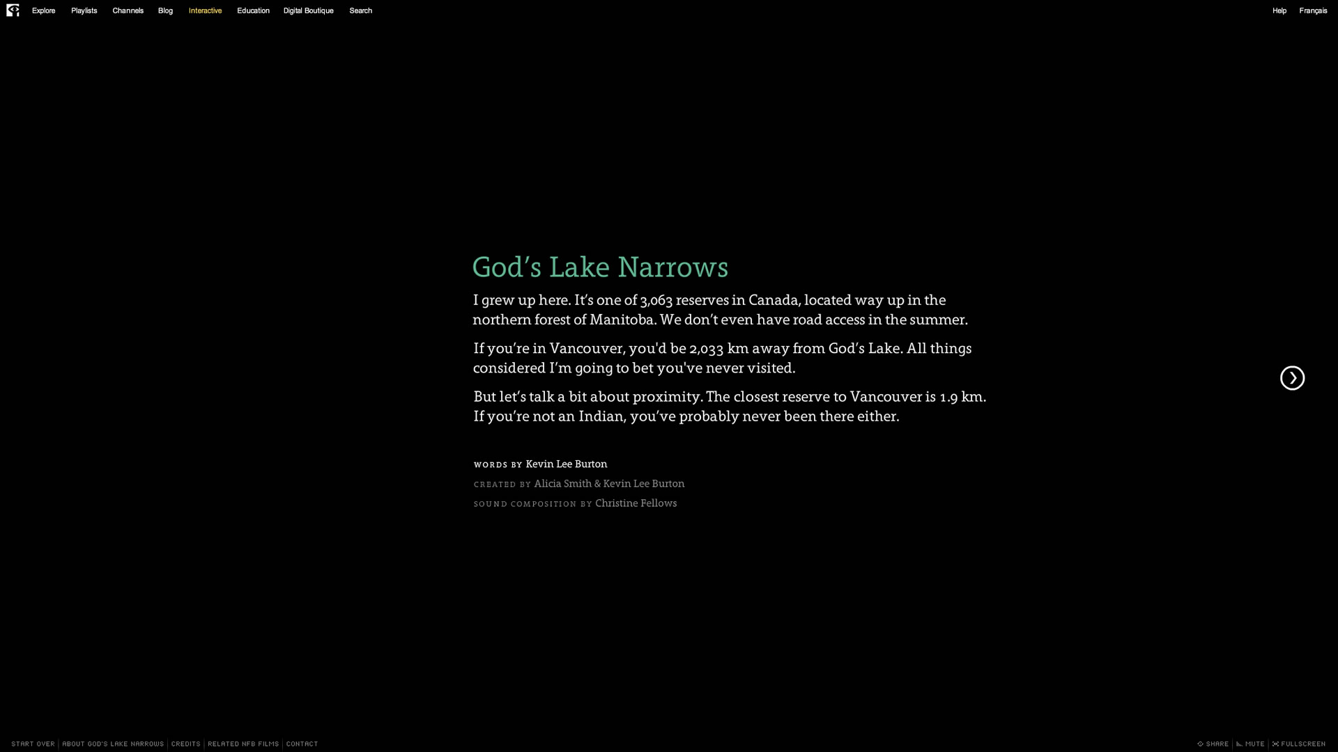 God’s Lake Narrows V1NC3NT