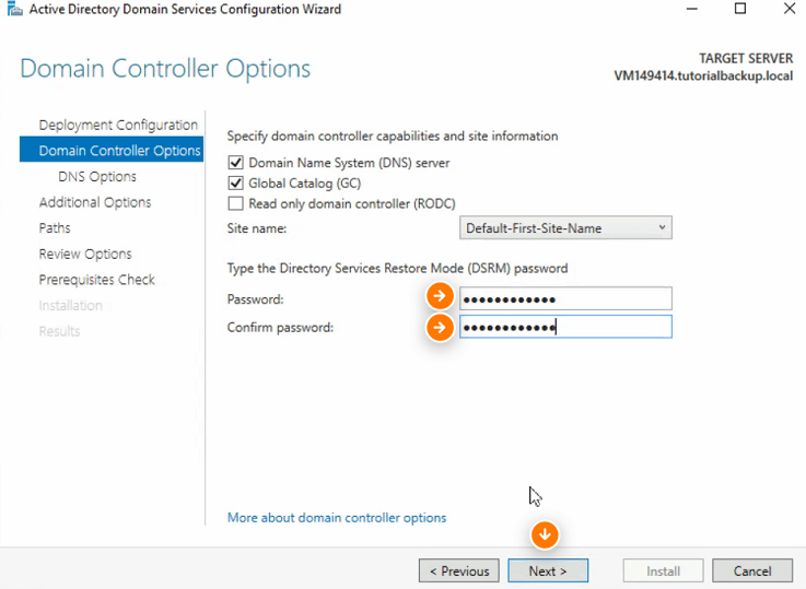 How to replicate a Domain Controller V2 Cloud