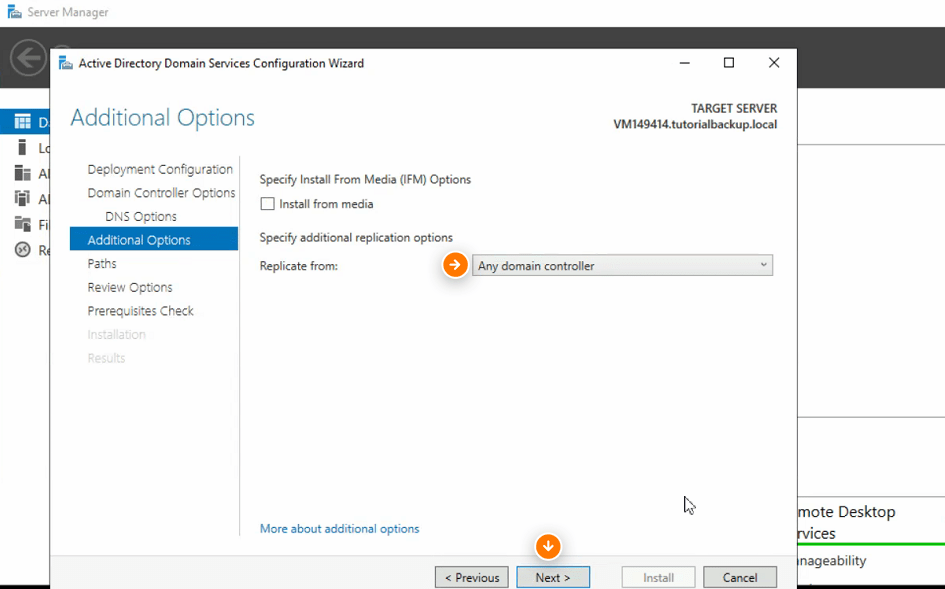 How to replicate a Domain Controller V2 Cloud