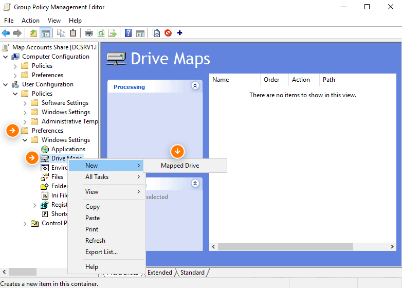How to Map Network Drives with Group Policy (GPO) V2 Cloud