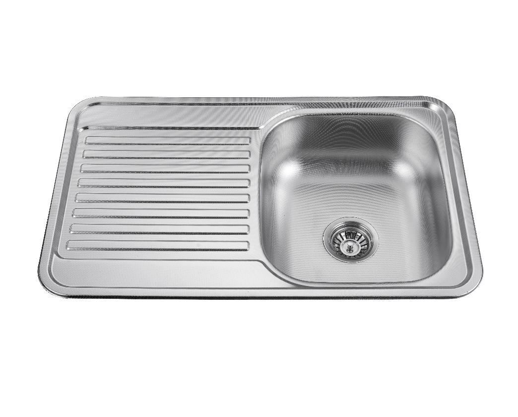 Single Kitchen Sink Single Bowl with a Tray Lansida