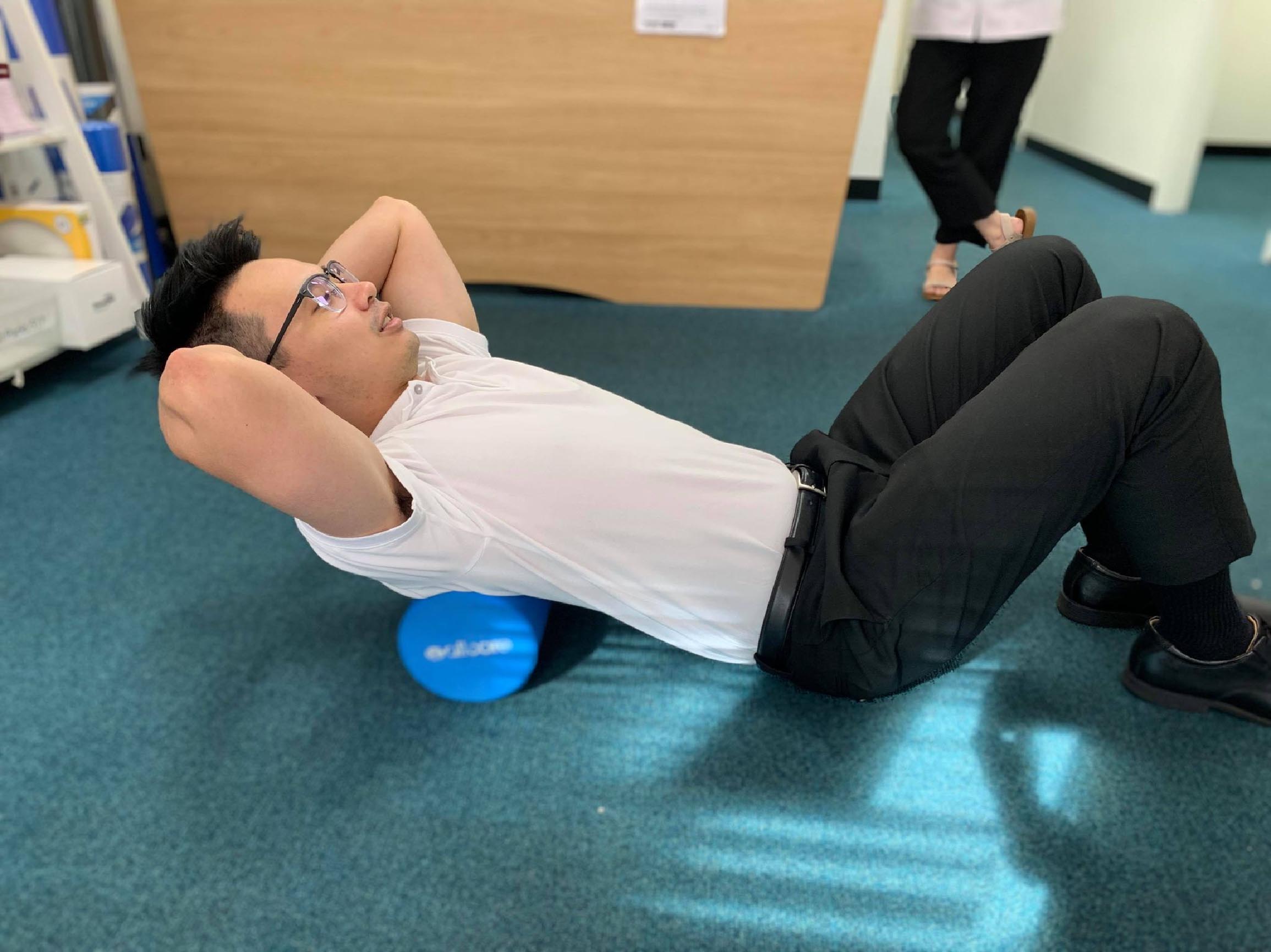 Foam Rolling Joondalup, Perth Chiropractor Lakeside Chiropractic