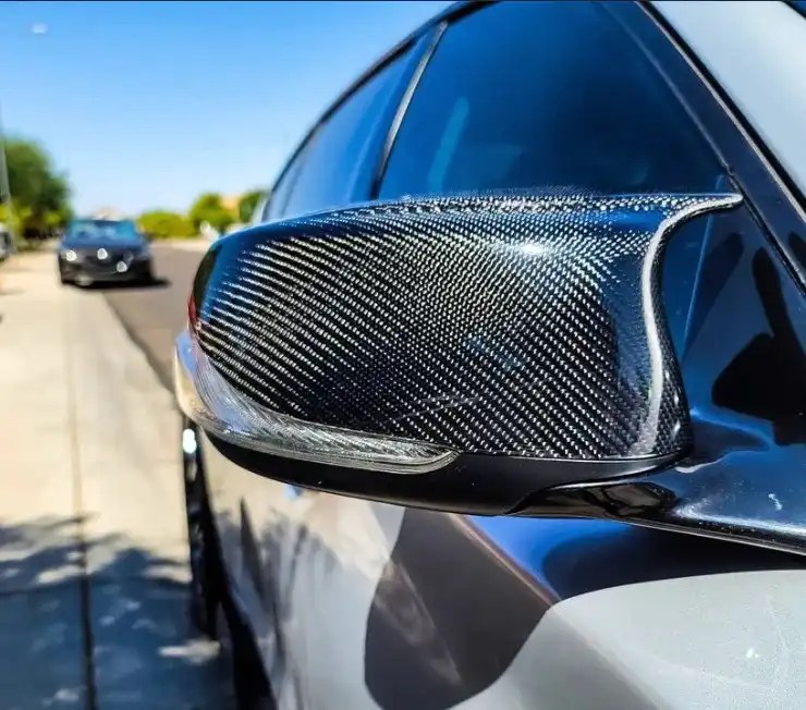 Q50 Carbon Fiber Mirror Caps M Style