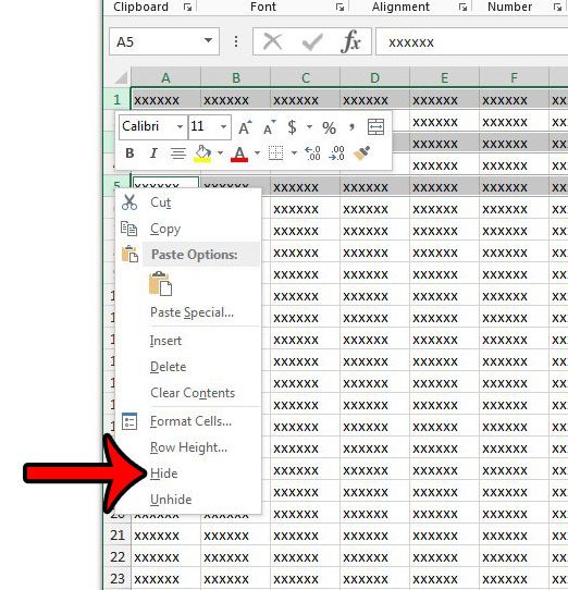 How To Hide Multiple Rows In Excel 2013 solveyourtech