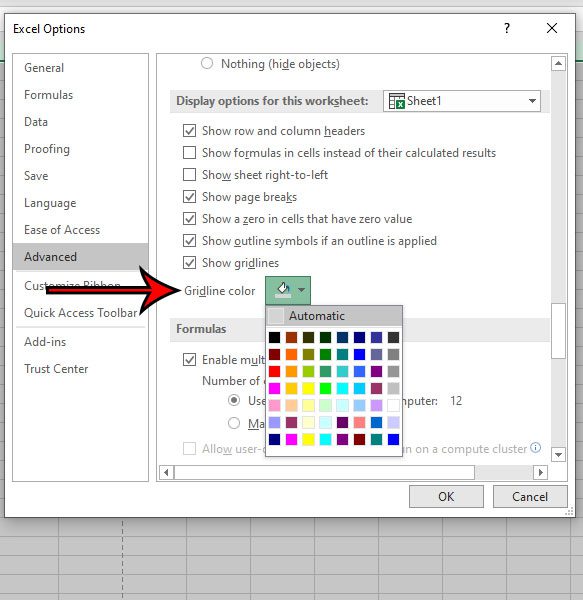How To Add Gridlines In Excel 2016 solveyourtech