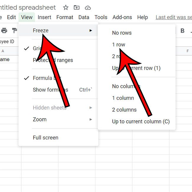 How to Make a Header Row in Google Sheets Solve Your Tech
